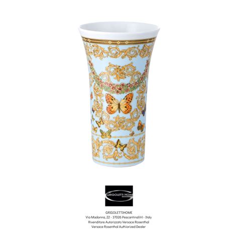 tessuti versace motivi vaso floreali|Le Jardin de Versace .